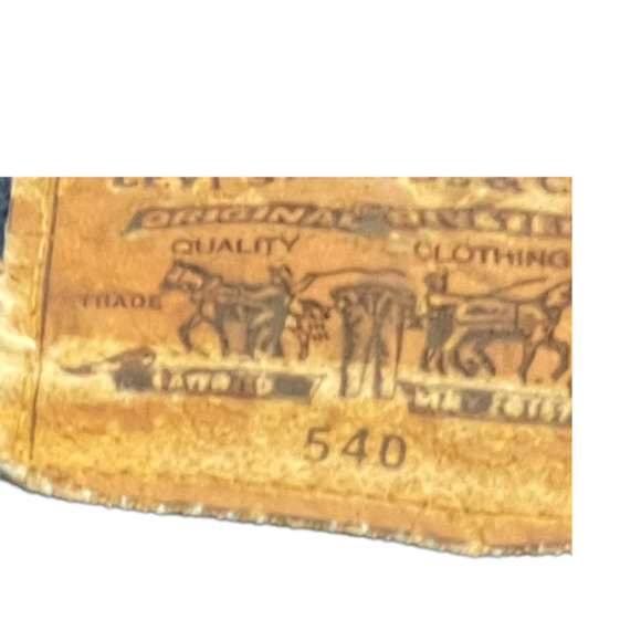 LEVIS 540 BROWN TAG VINTAGE MADE IN AMERICA JEANS SZ 34/34 - Picture 8 of 12